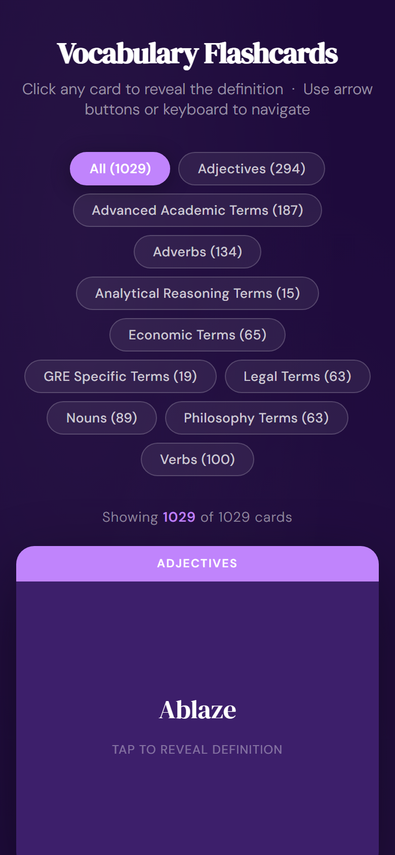 Master GRE Vocabulary with Printable Flashcards for Effective Study — study guide image 1