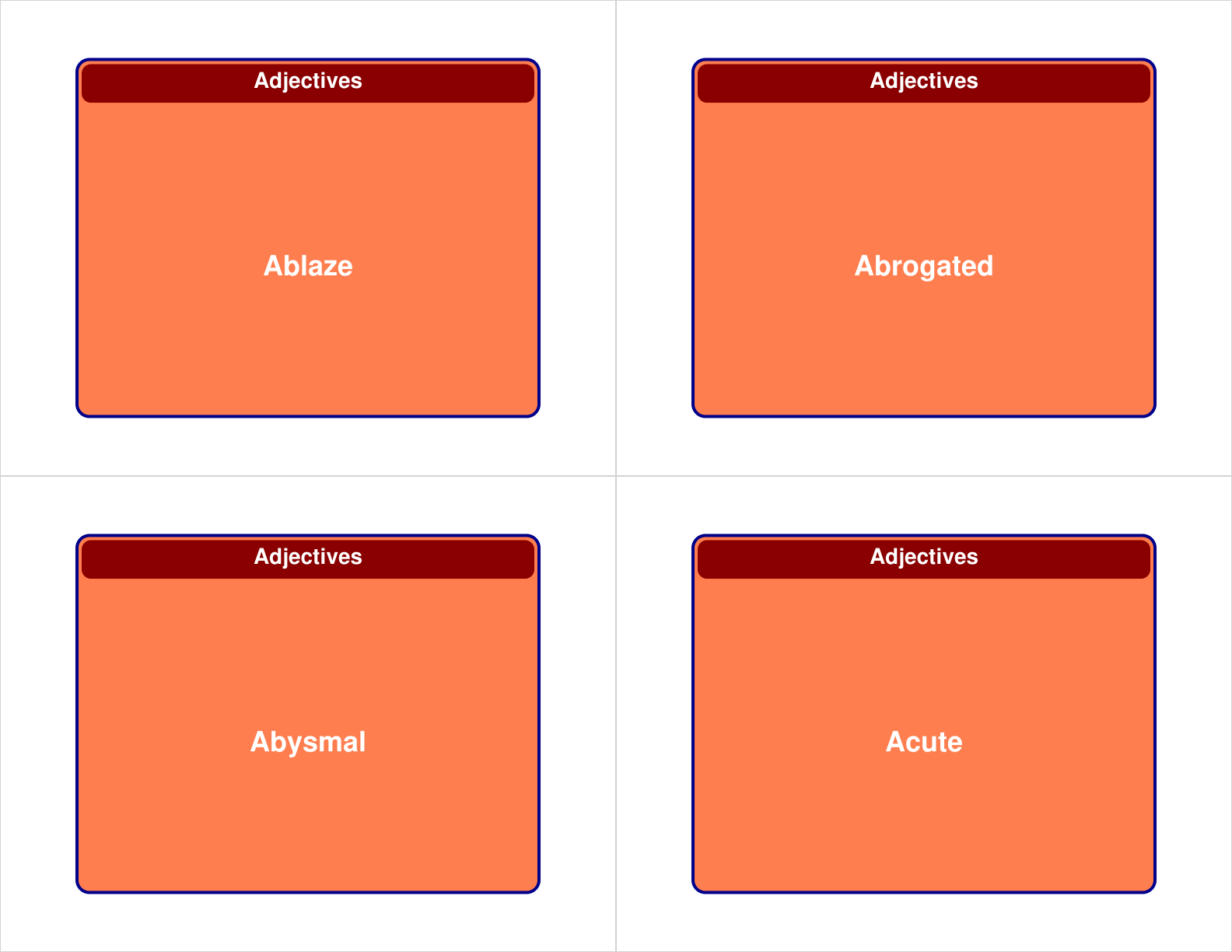 Master GRE Vocabulary with Printable Flashcards for Effective Study — study guide image 2