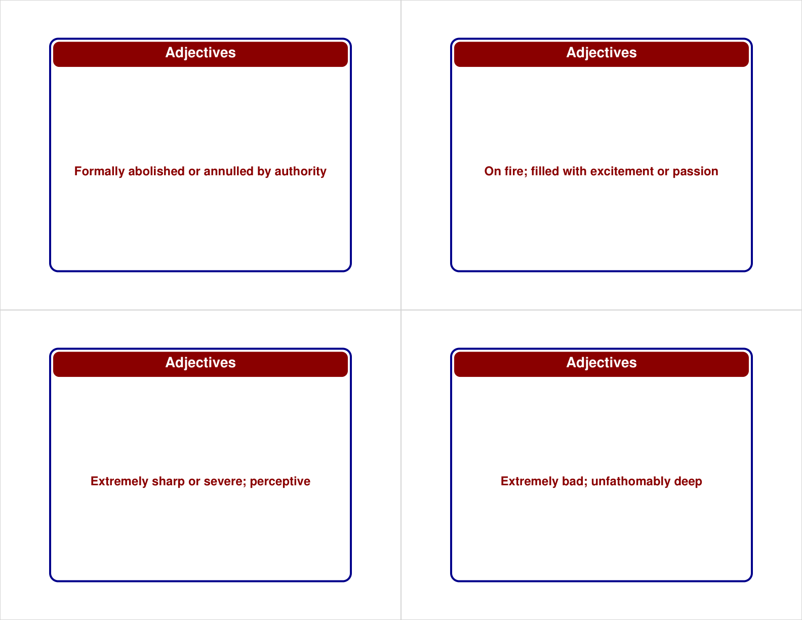 Master GRE Vocabulary with Printable Flashcards for Effective Study — study guide image 3