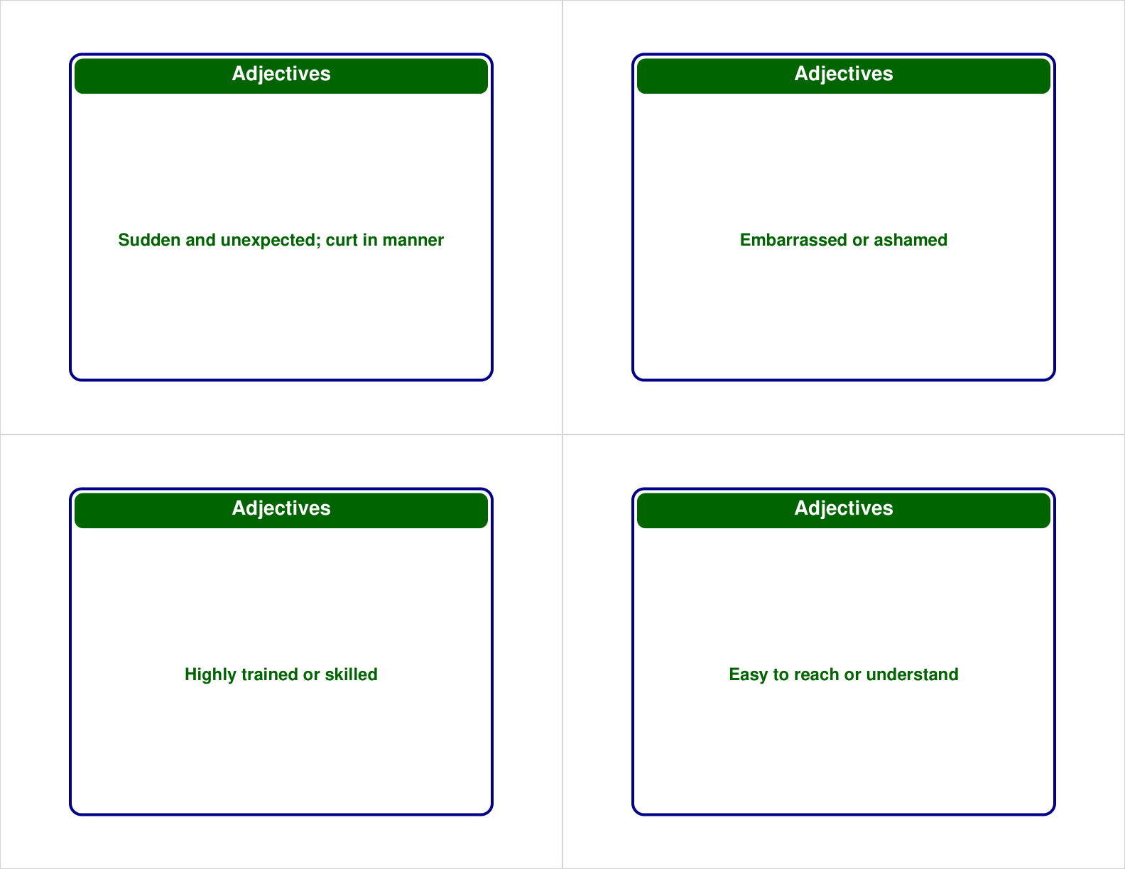 Master the ISEE Vocabulary with Effective Flashcards — study guide image 3