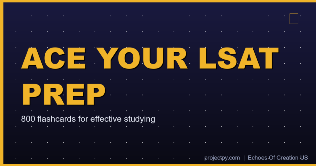 Master the LSAT with 800 Flashcards for Effective Study
